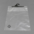emballage biodégradable recyclé Sacs à crochet d&#39;affichage